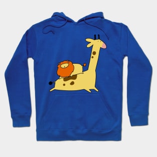 Lion and Giraffe Hoodie